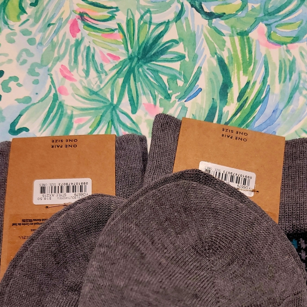 NWT 2 Pair J. Crew Men's Critter Socks, One Size (runs larger than expected) - Picture 9 of 10